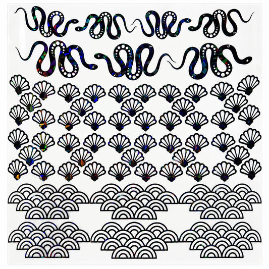 Black Holographic Snakes Shells and Rainbows
