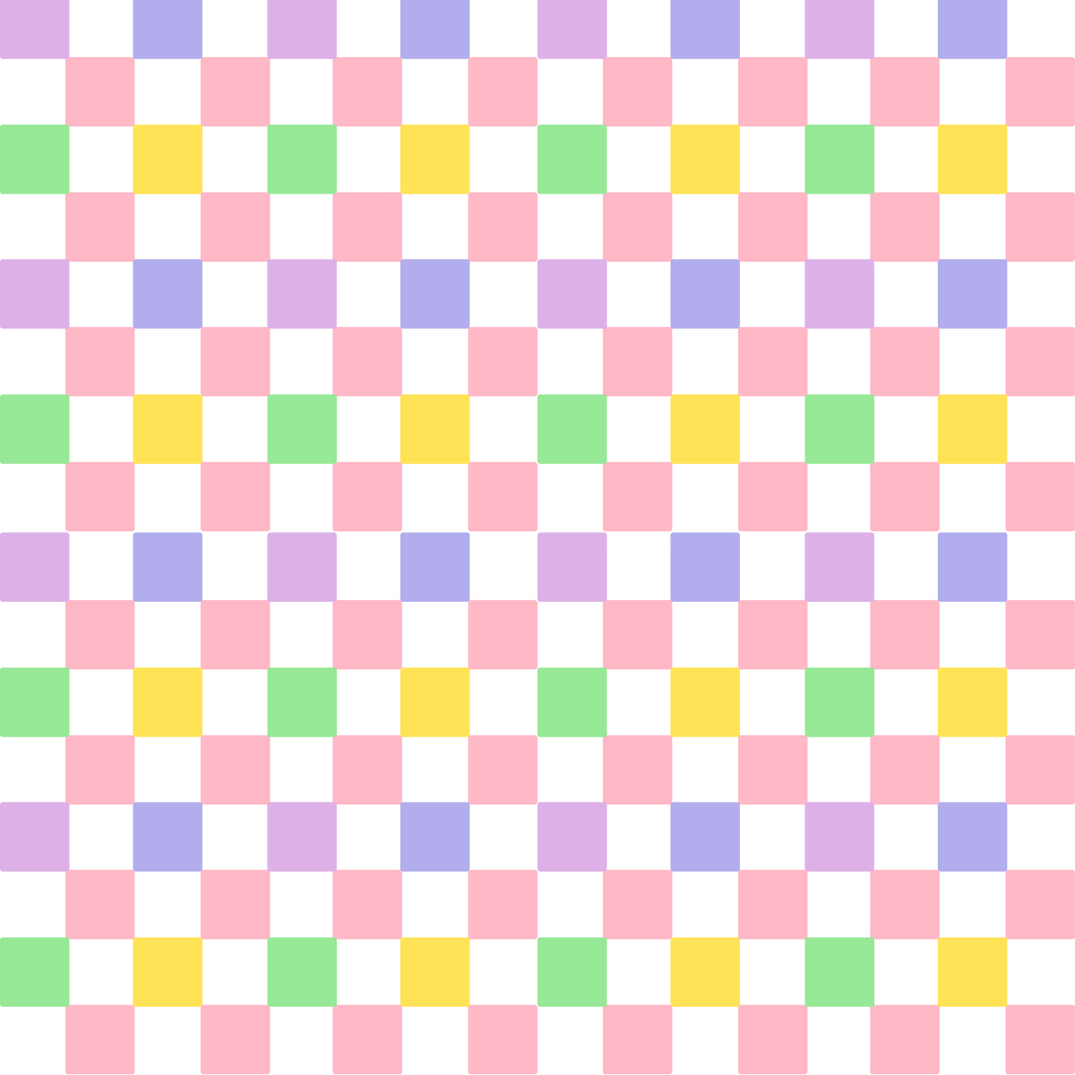 Pastel Check | Fancy Nancy by Nancy C. | 10x10 UVDTF