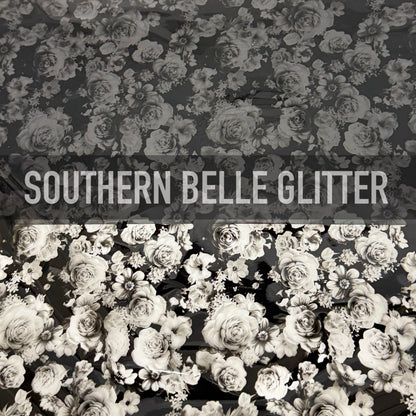 Small Black Gray Floral