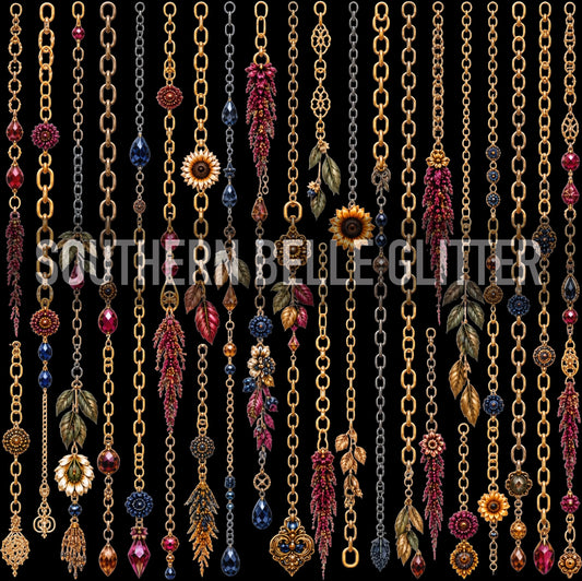 Fall Chain Dangles
