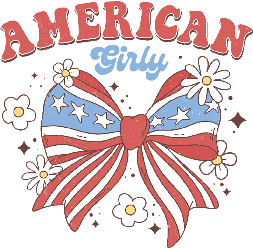 American Girly Transparent Bow