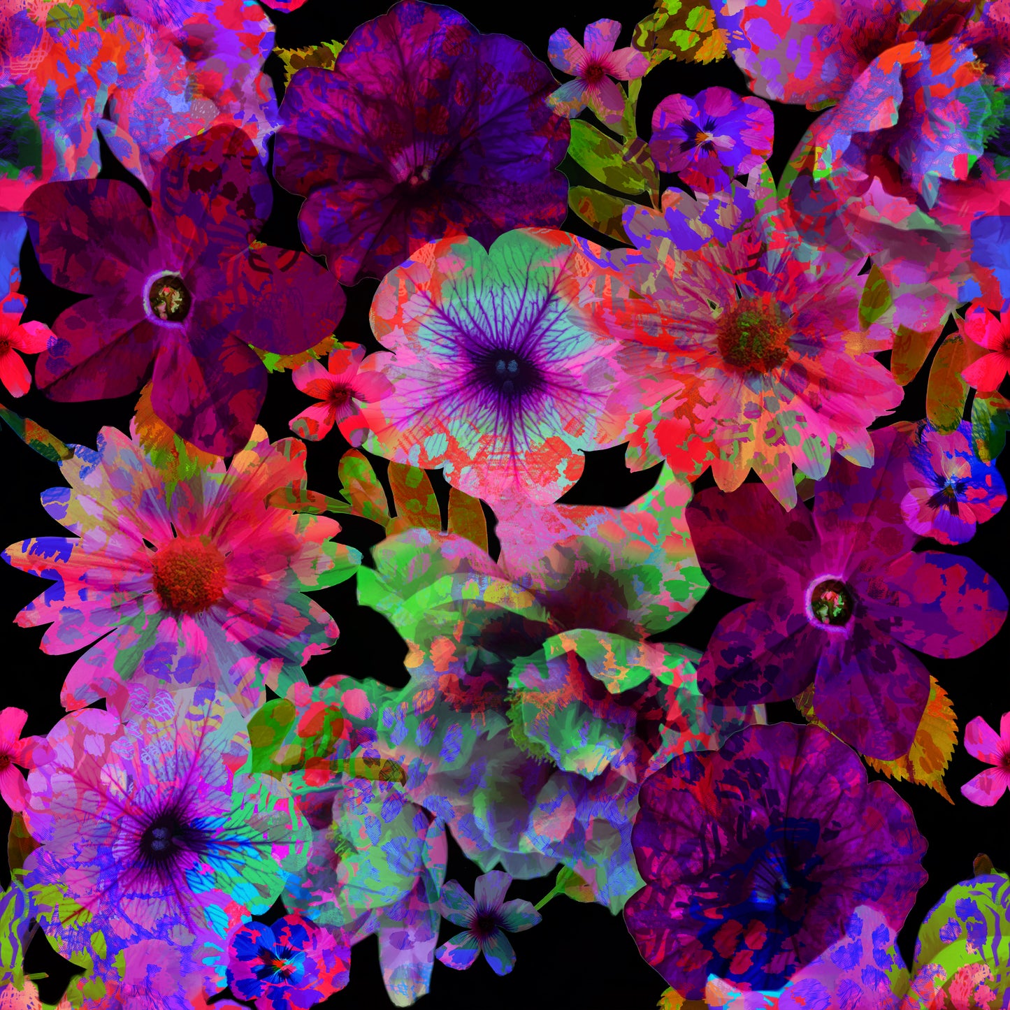 Neon Floral