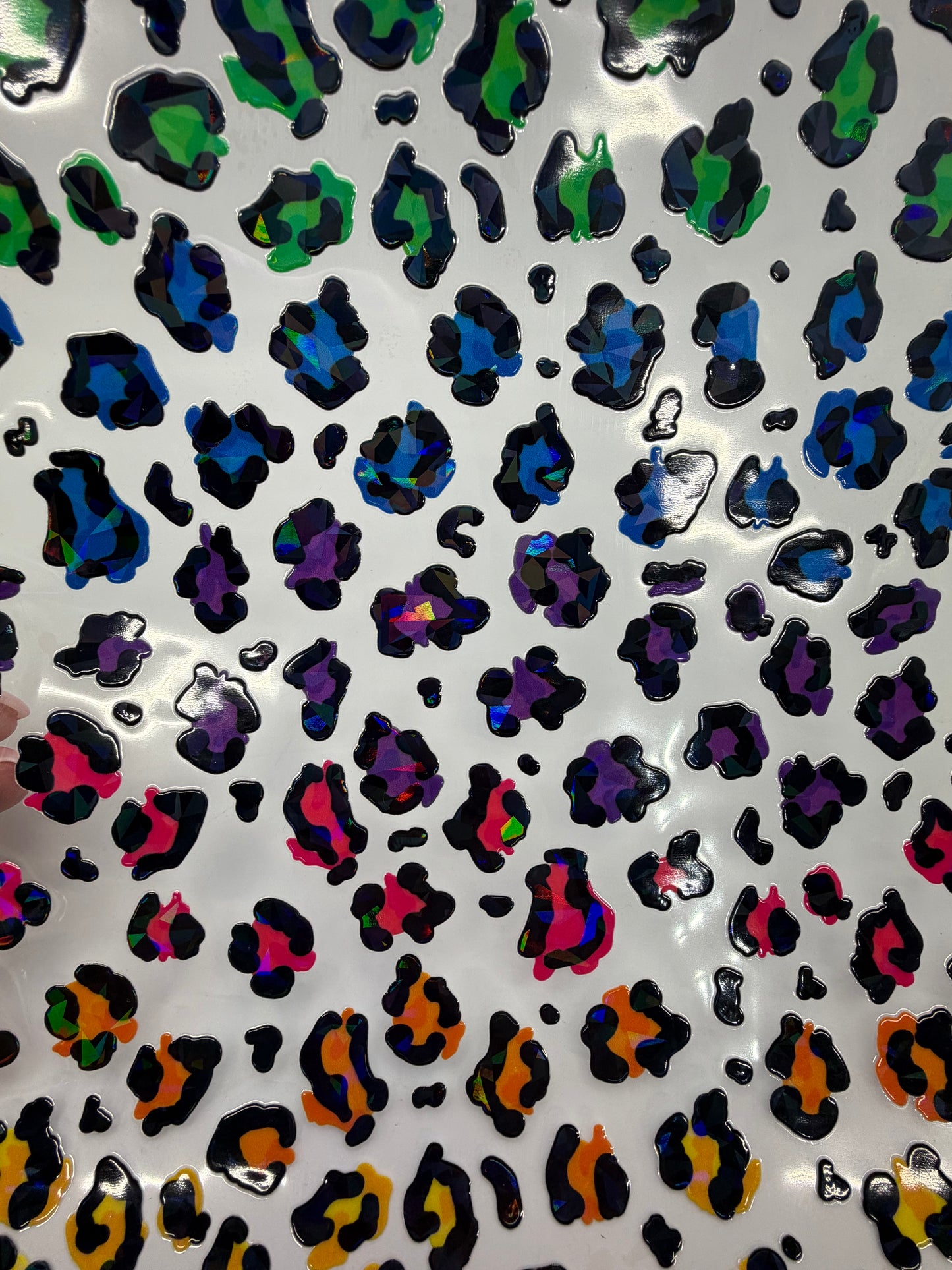 Holo colorful leopard