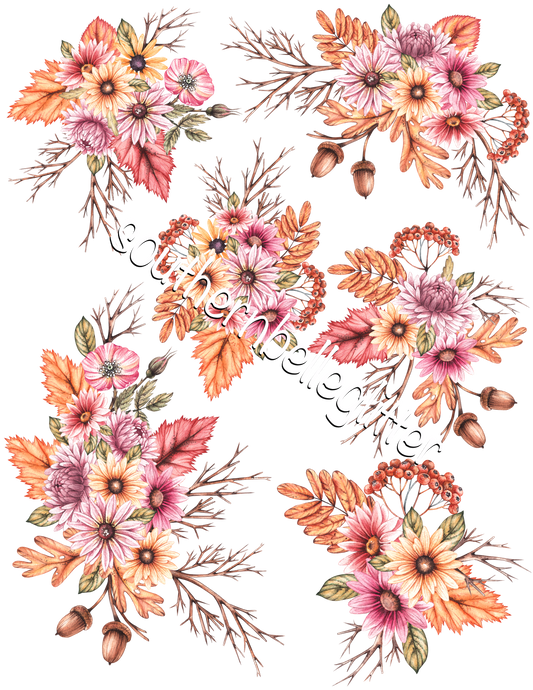 BBB Pink Yellow Daisy Floral