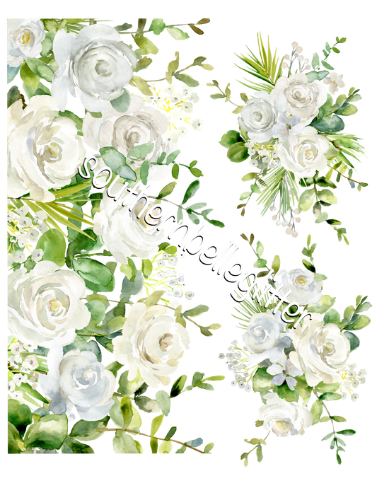 BBB White Floral