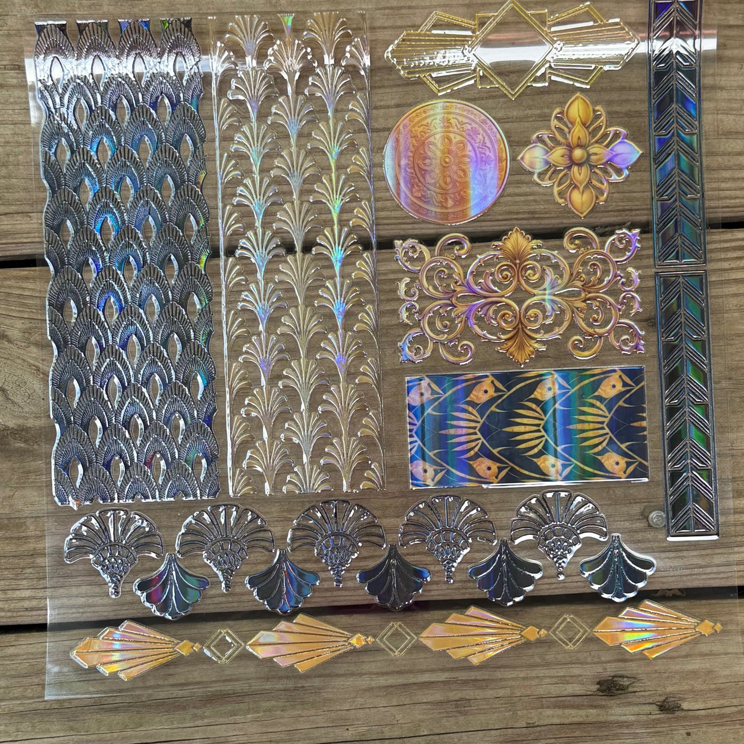 Laser Holographic Art Deco II