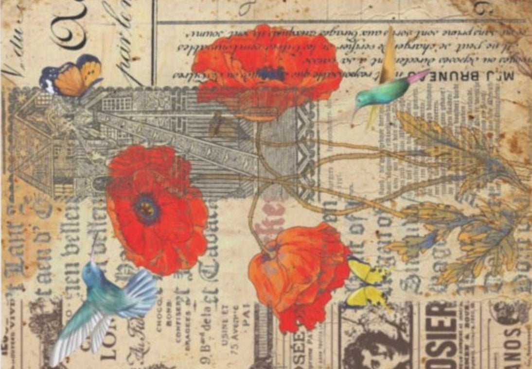 Floral Decoupage Paper Vol.1