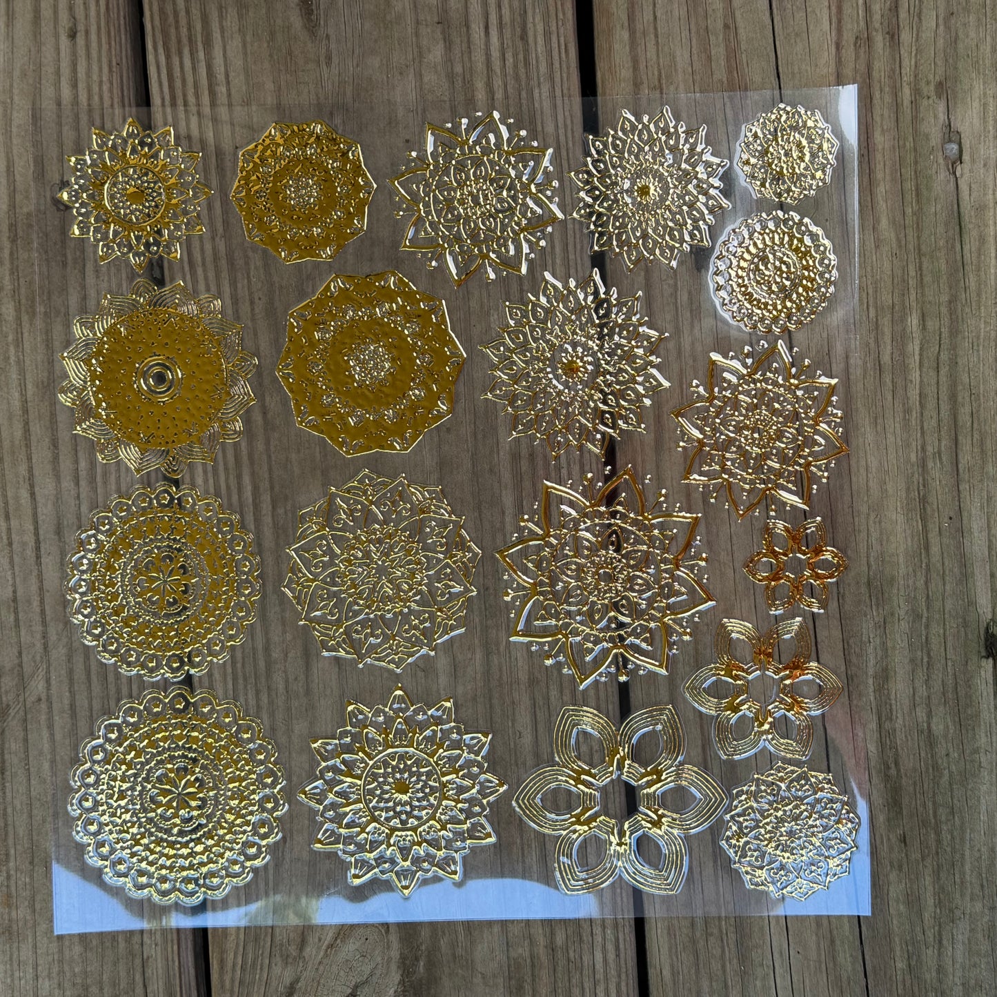 Gold Metallic Mandala