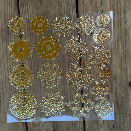 Gold Metallic Mandala