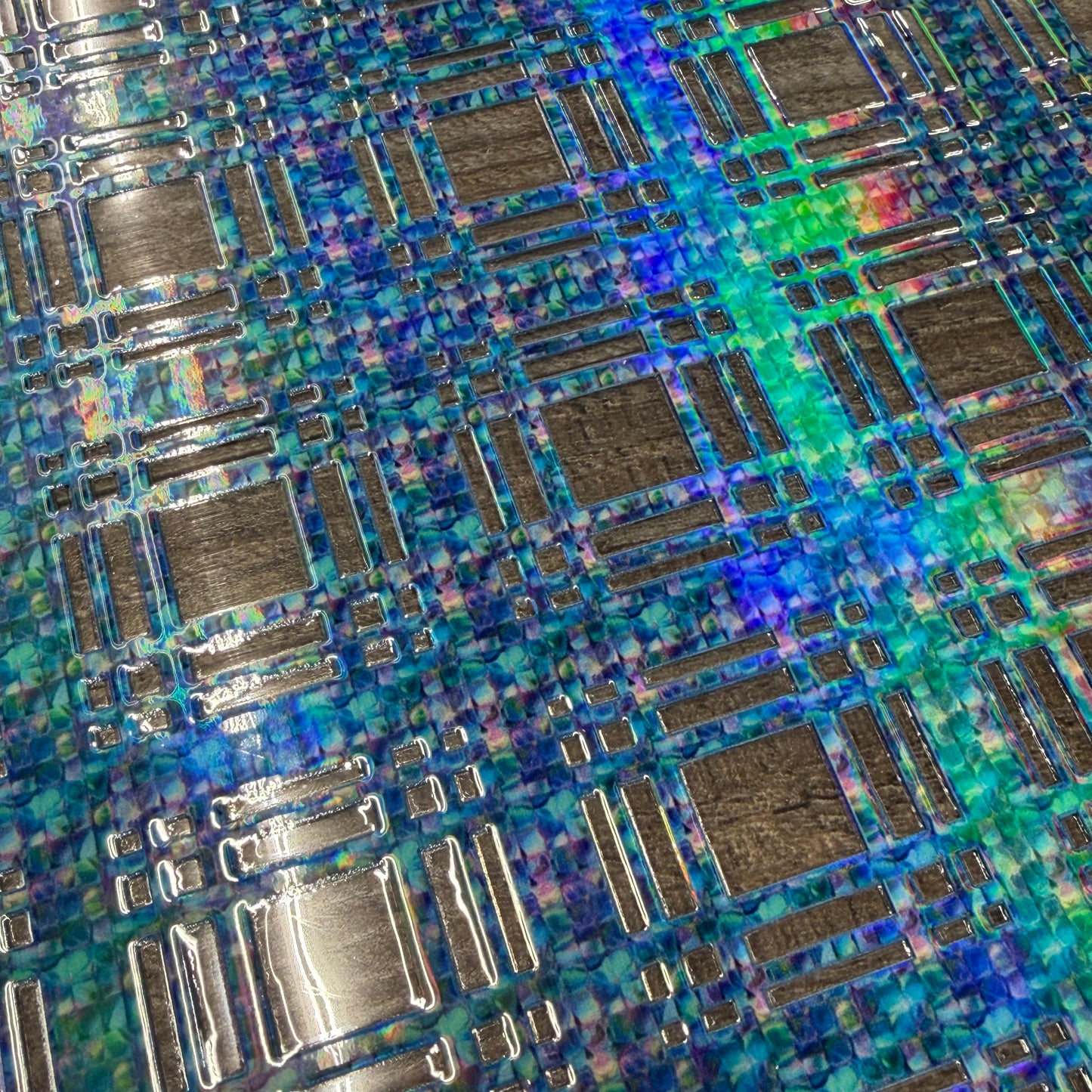 Plaid Holographic