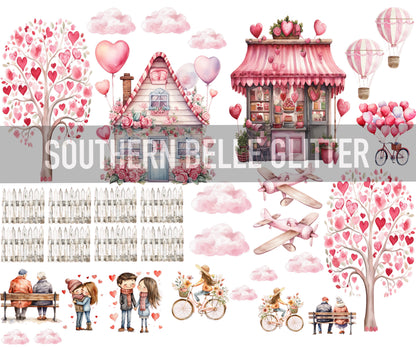 Alicia’s Valentine Houses