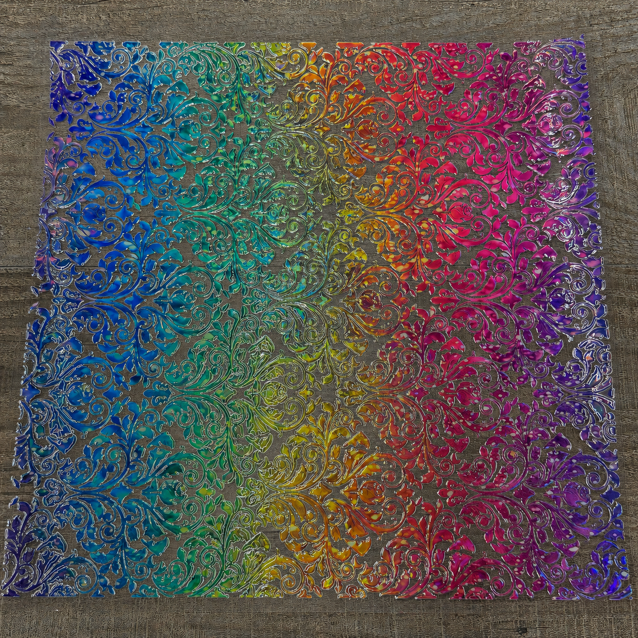 Colorful Scroll Holographic