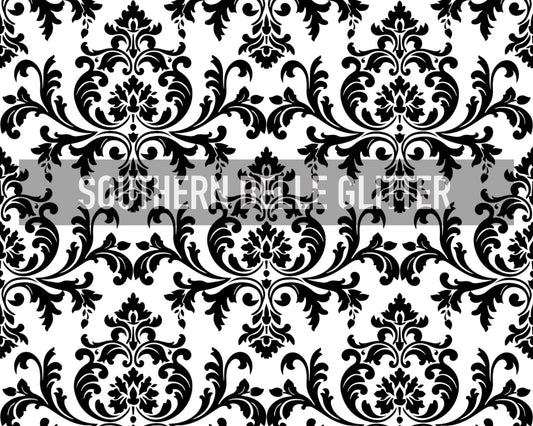 40oz Large Damask