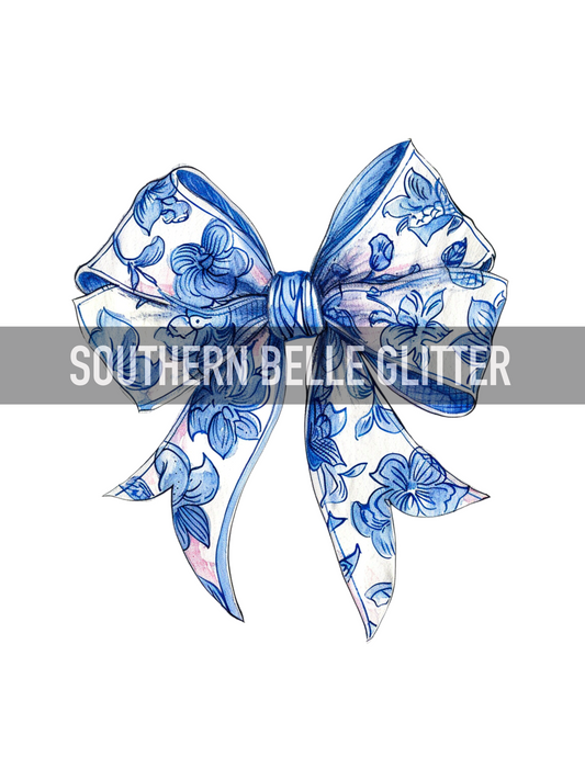 Victorian Blue Bow