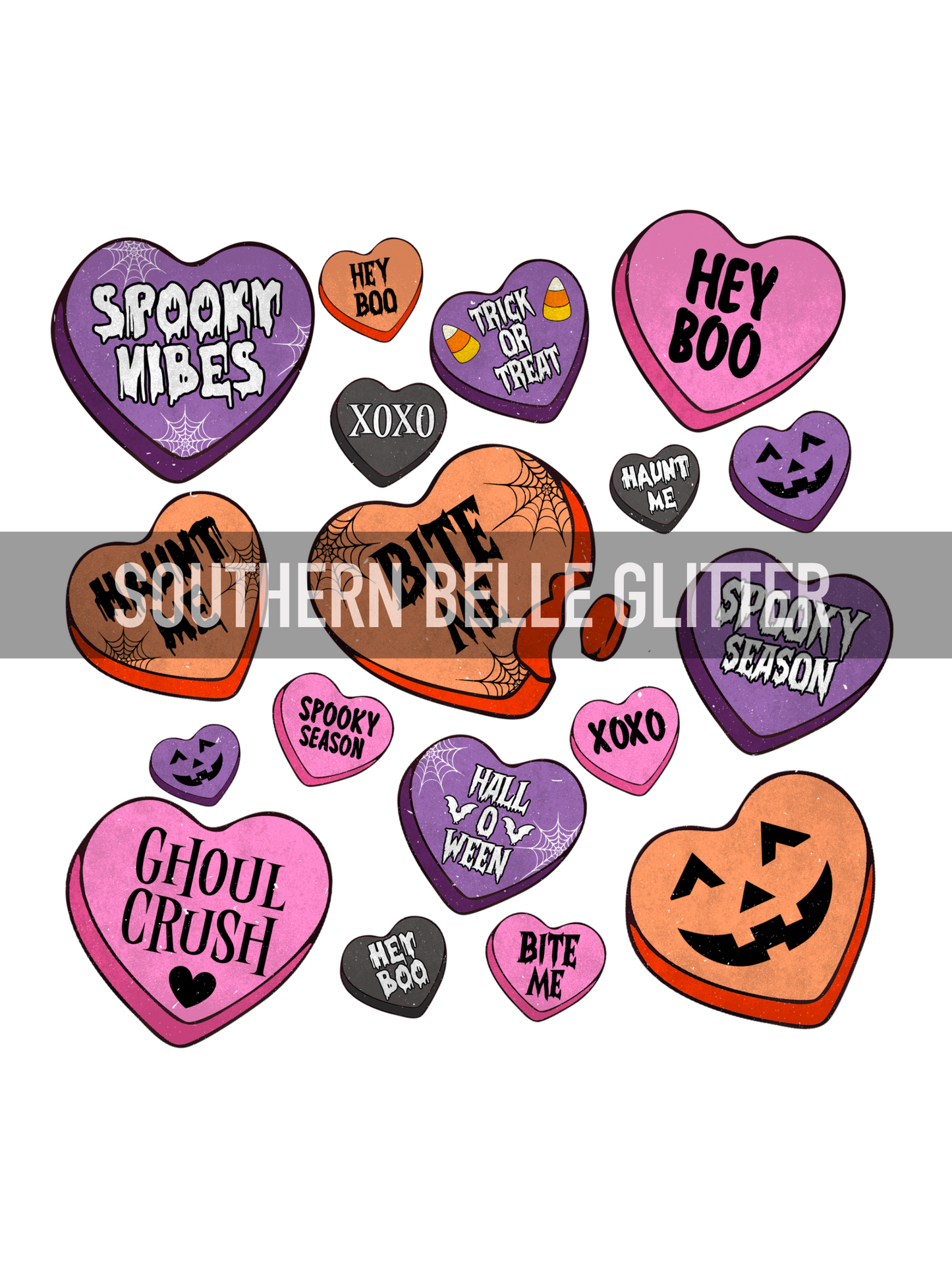 Halloween Candy hearts