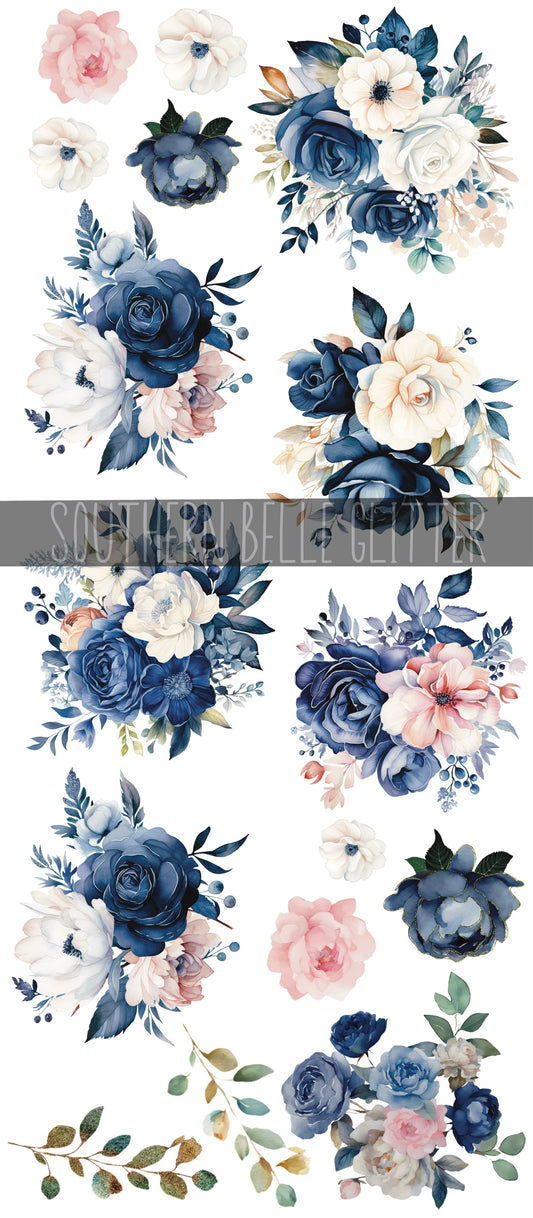 Blush and Blue