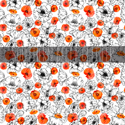 Poppy Outline