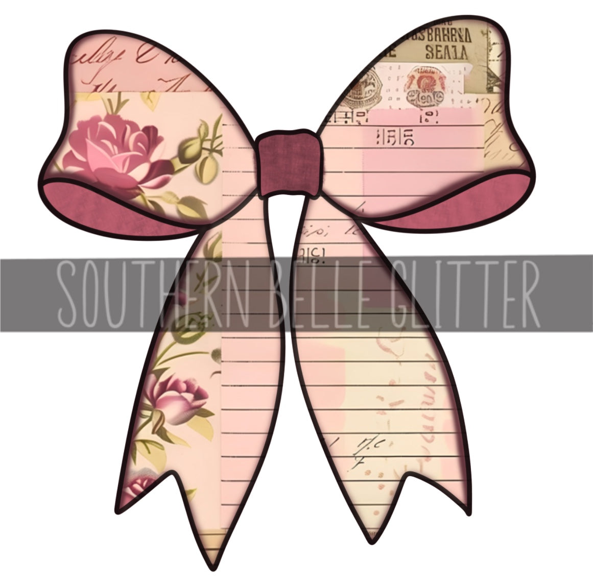 Vintage Rose Bow