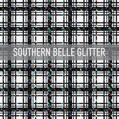 Black Holographic Plaid