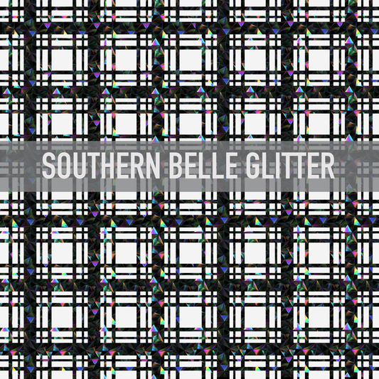Black Holographic Plaid
