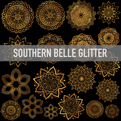 Gold Glitter Mandala