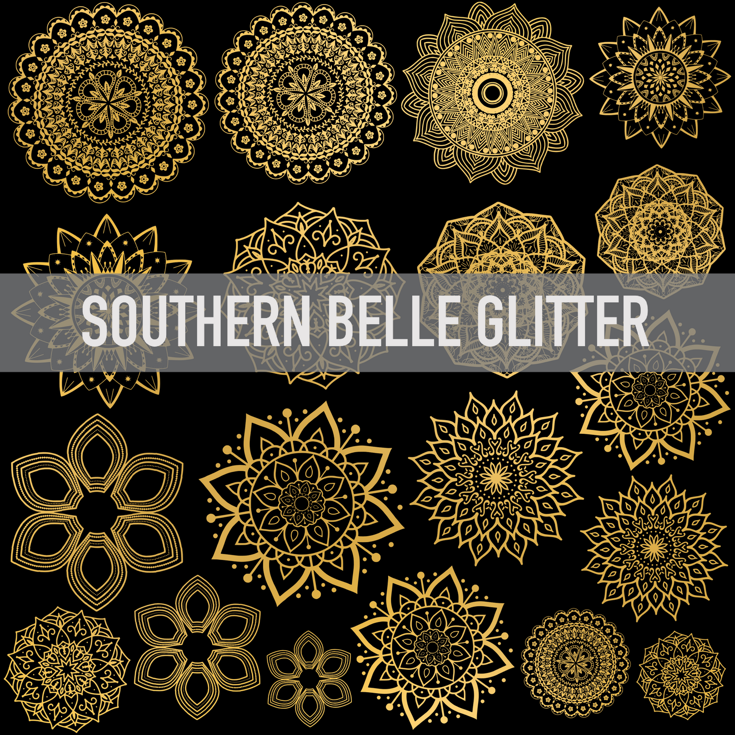 Gold Metallic Mandala