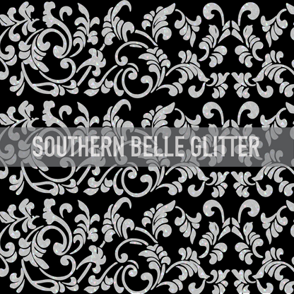 Holographic White Tooled Leather