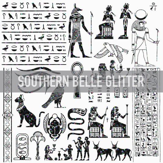 Black Holographic Egyptian