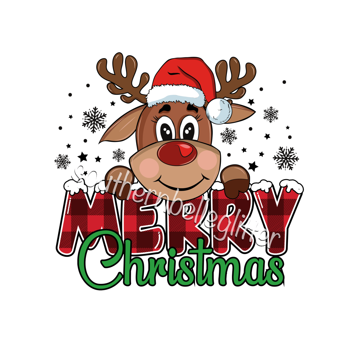 Reindeer Merry Christmas