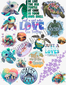 Sea Turtles by Dixie Darlins