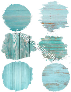 Teal Wood Sprinkles