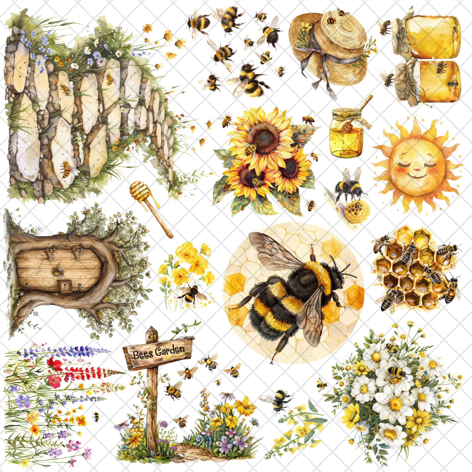 BBB Sunflower & Bees