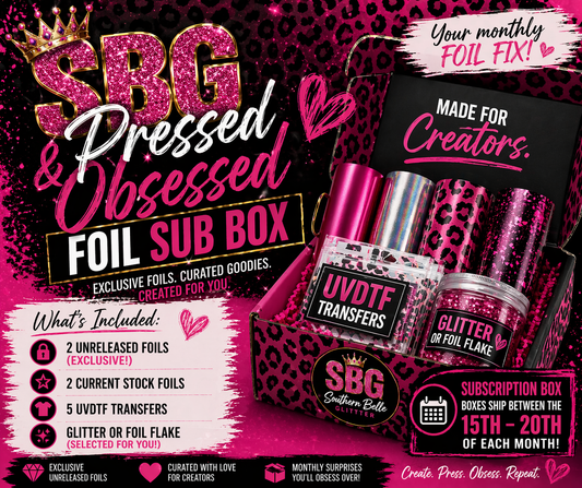 SBG Pressed and Obsessed Foil Subscription Box (ship date 5/15-5/20)