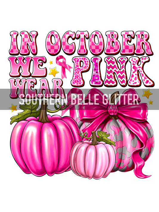 Pumpkins and Wear Pink