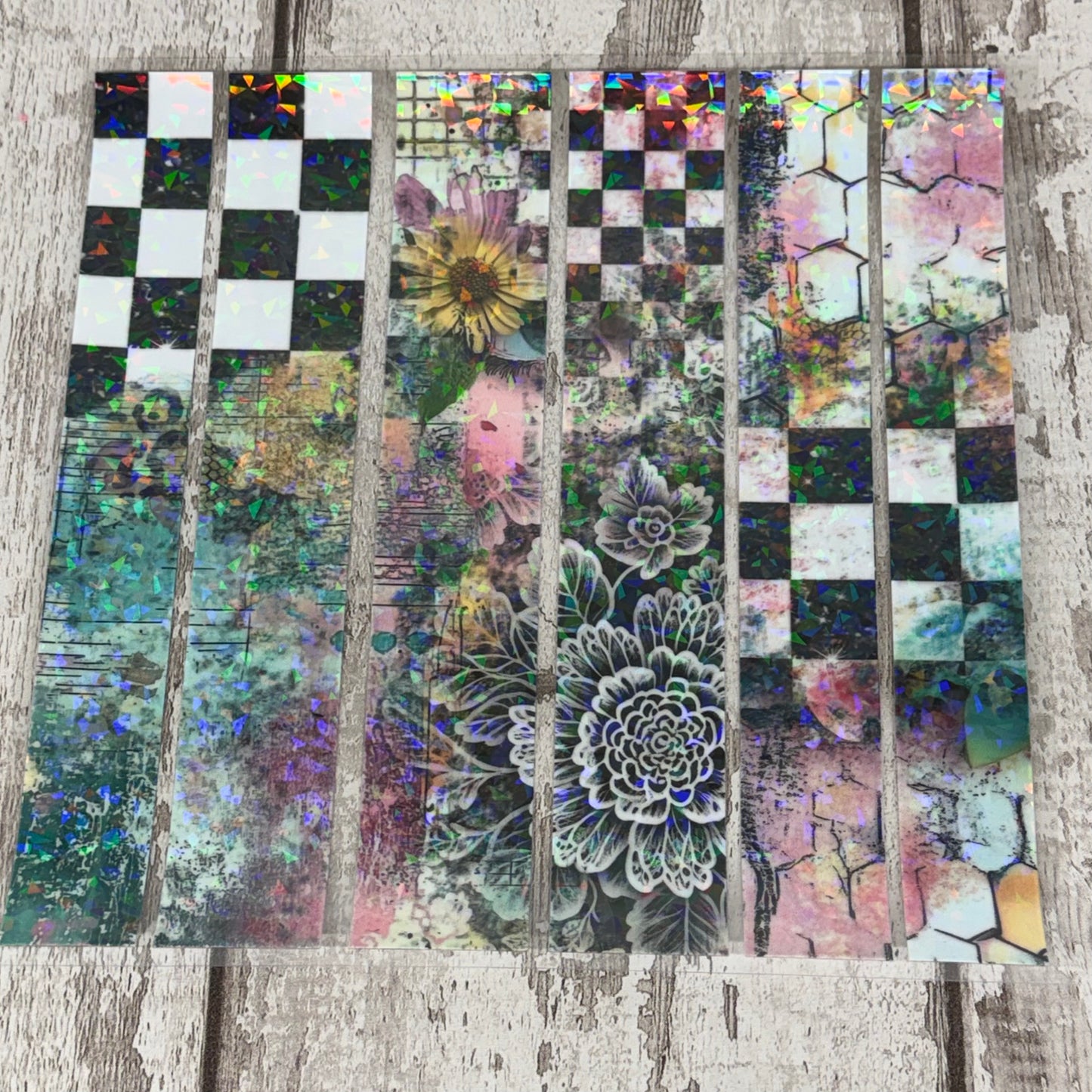 Holo Midnight Checkered