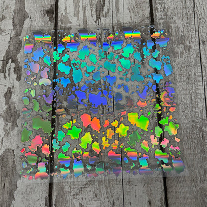 Holo Silver Cowhide Chic