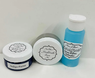 Southern Belle Glitter MetalSmith Mini Sampler- Indigo Patina