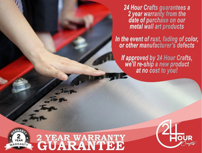 Custom Metal American Fitness Skull Wall Art | Metal Patriotic Gym Sign | Indoor Outdoor | Up to 46" | Over 20 Color Options