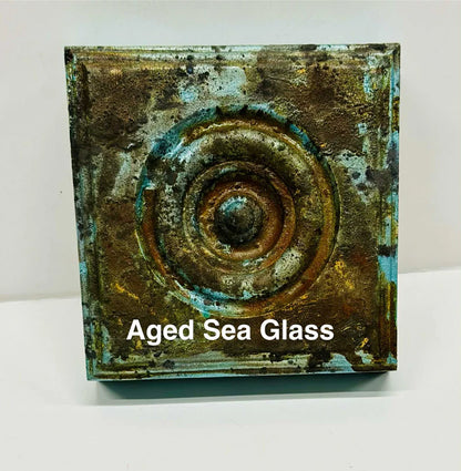 Southern Belle Glitter MetalSmith Mini Sampler- Aged Sea Glass