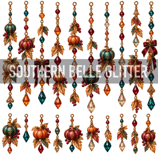 Autumn Jewel Dangles UVDTF 10x10