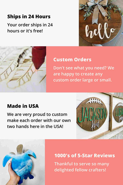 Unfinished Wood Leopard Cheetah Lion Big Cat Shape - Craft - up to 46" DIY