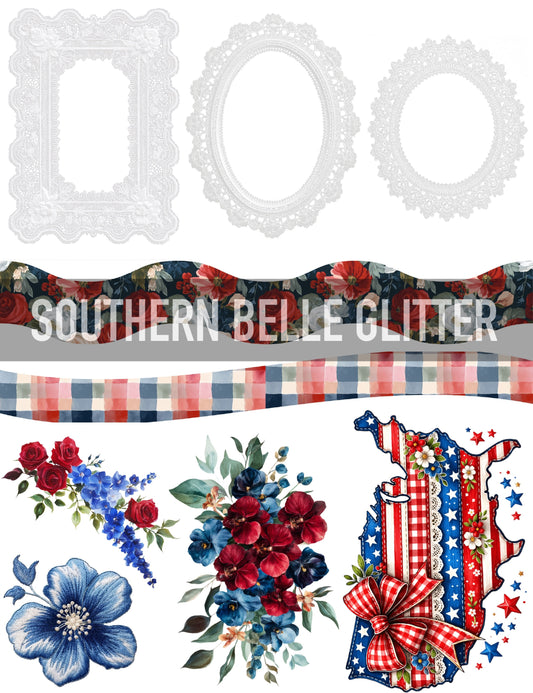 Stars, Stripes & Petals