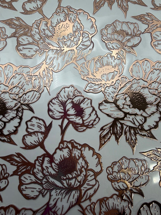 Rose Gold Peonies