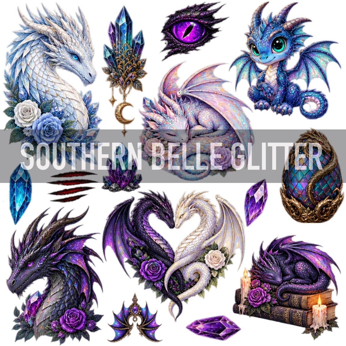 Dragon Dreams - Fancy Nancy by Nancy C 10x10 UVDTF