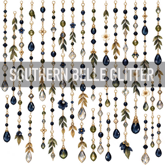 Midnight Garden Dangles - The Fancy Pelican by Lauren E