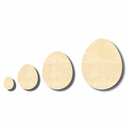 Unfinished Wood Craft Easter Eggs up to 46"  DIY