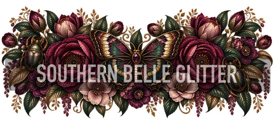 Jeweled Wings - The Fancy Pelican by Lauren E 40oz UVDTF Wrap