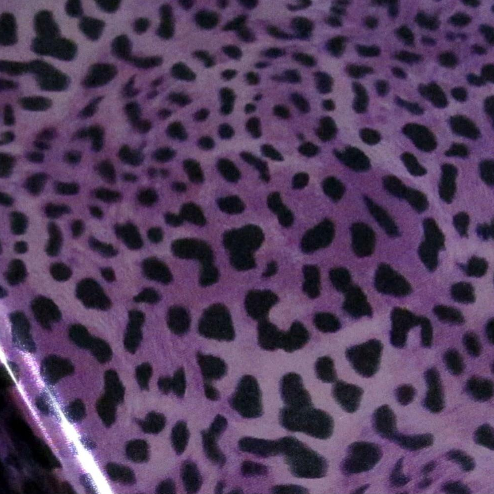 Leopard Violet foil