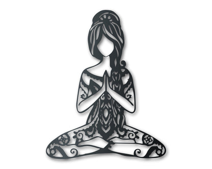 Custom Metal Meditation Wall Art - 14 Color Options
