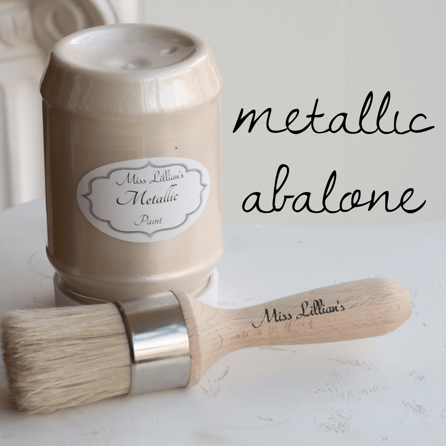 Miss Lillian's Metallic Paint-Abalone